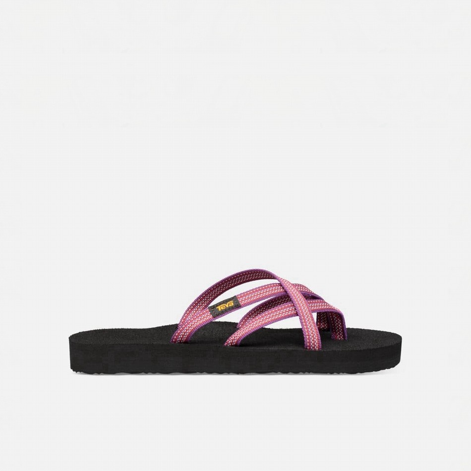 Teva Olowahu Flip Flops Pink | 5606823