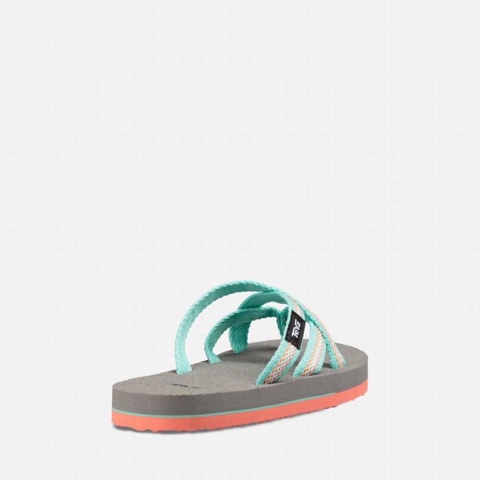 Teva Olowahu Flip Flops Turquoise | 2851620