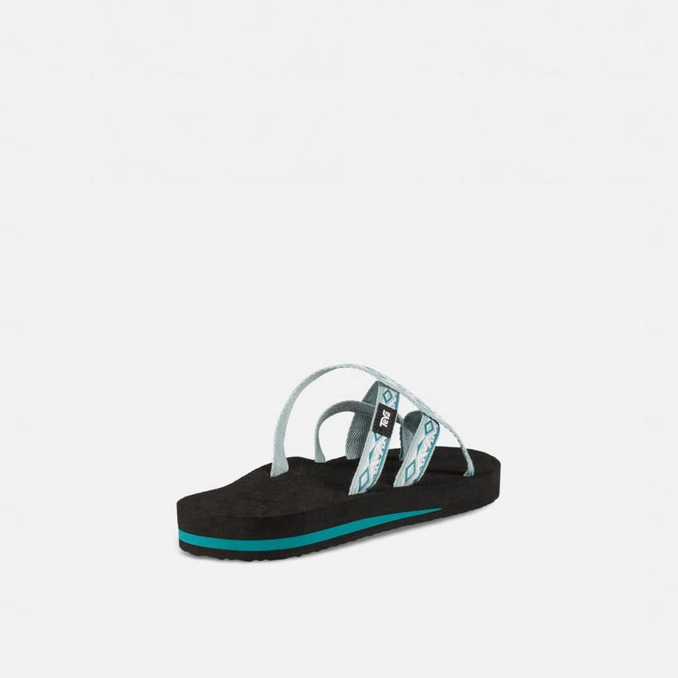 Teva Olowahu Flip Flops White | 5953930