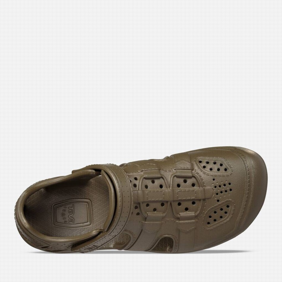 Teva Omnium Drift Sandals Dark Olive | 4763168