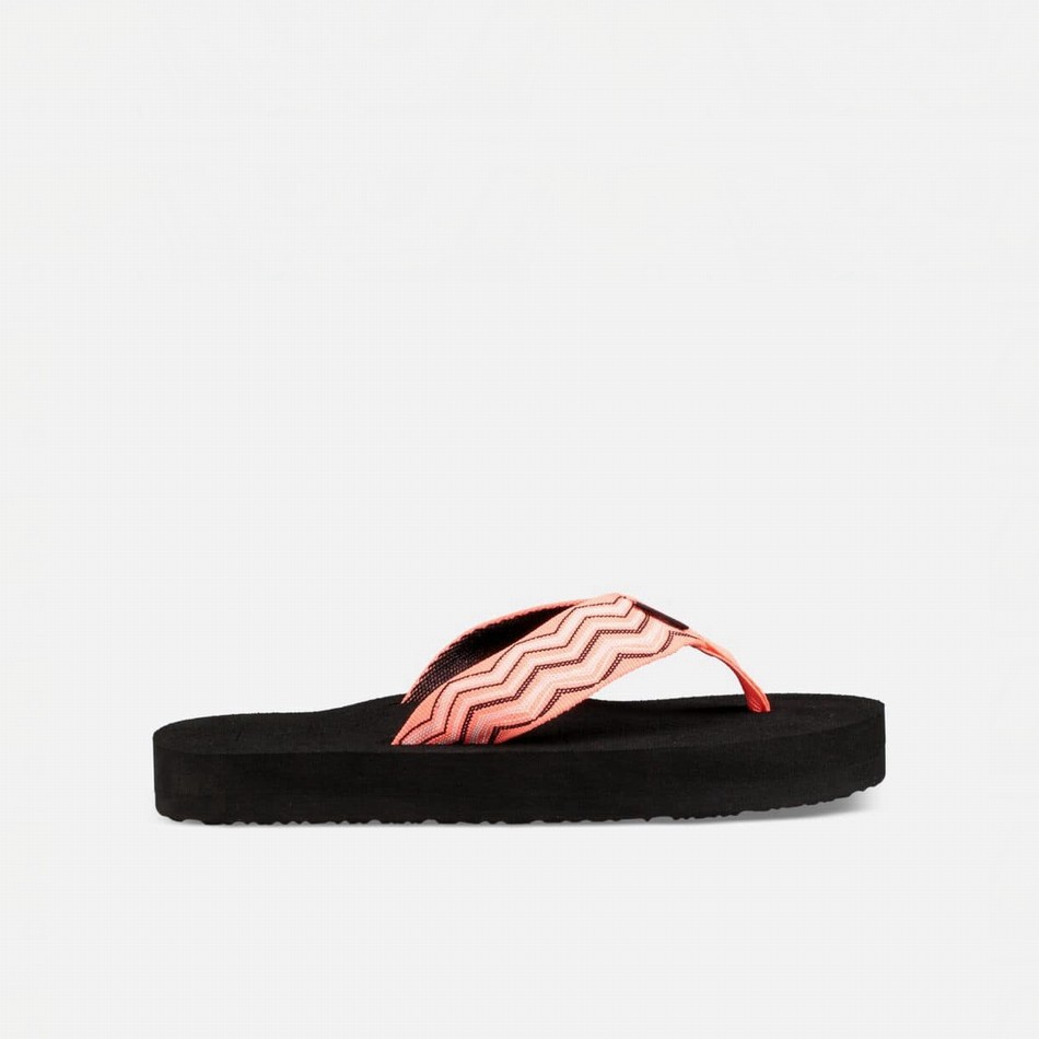 Teva Original Mush Flip Flops Bright Coral | 6647400