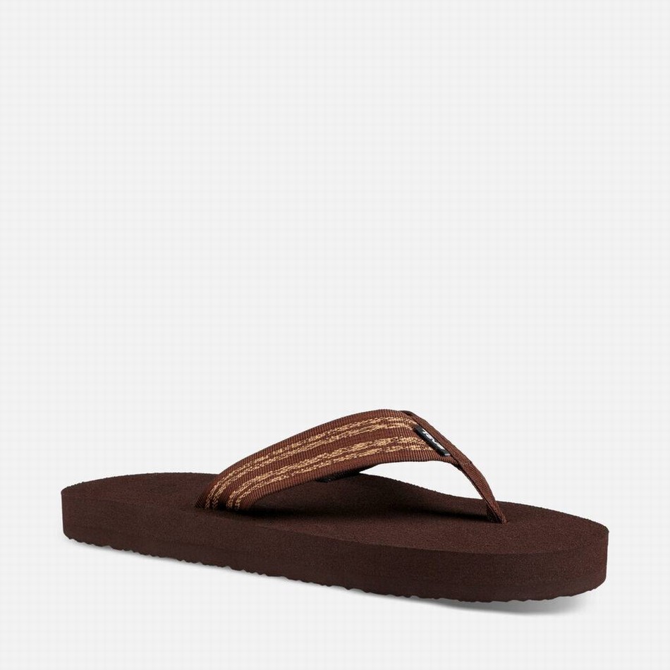 Teva Original Mush Flip Flops Brown | 1212922