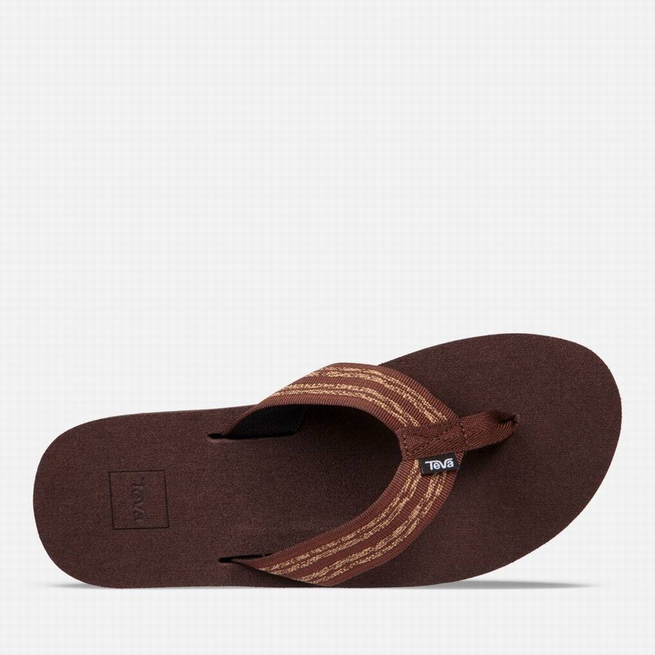 Teva Original Mush Flip Flops Brown | 1212922