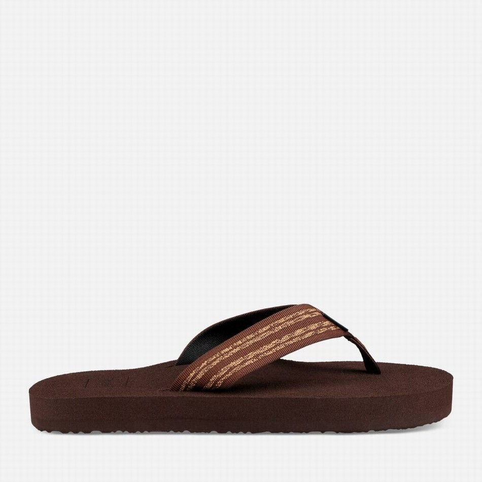 Teva Original Mush Flip Flops Brown | 1212922