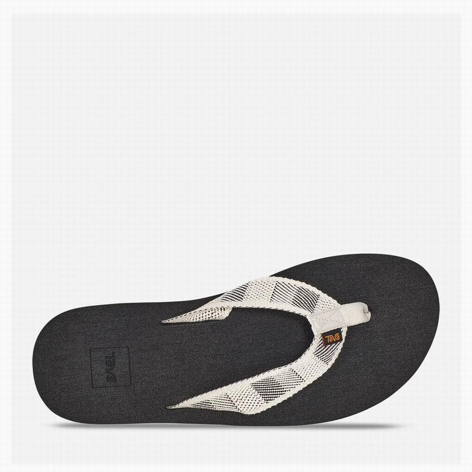 Teva Original Mush Flip Flops White | 4616673