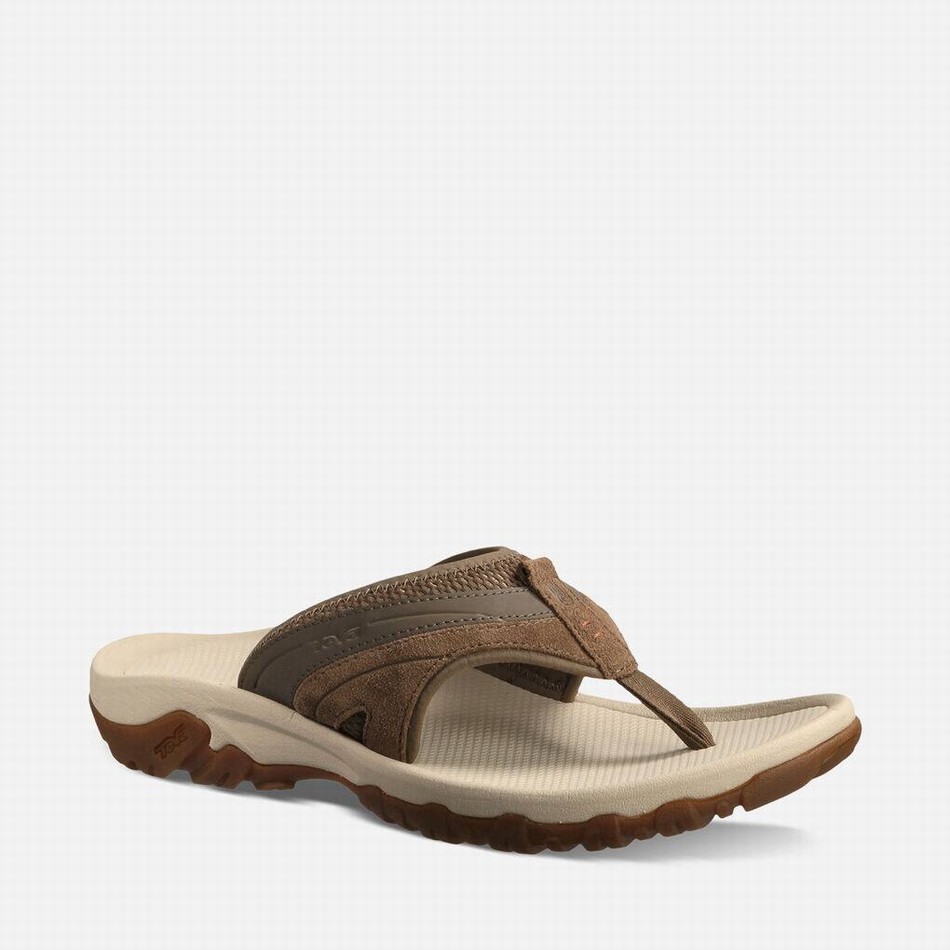 Teva Pajaro Flip Flops Brown | 8932472