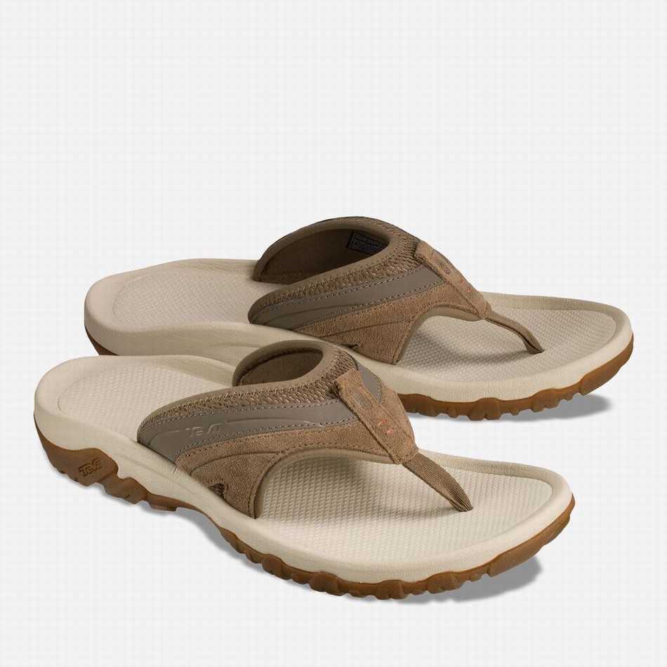 Teva Pajaro Flip Flops Brown | 8932472