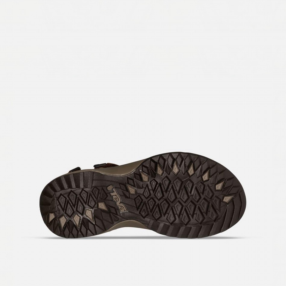 Teva Terra Fi Lite Leather Sandals Brown | 4399525