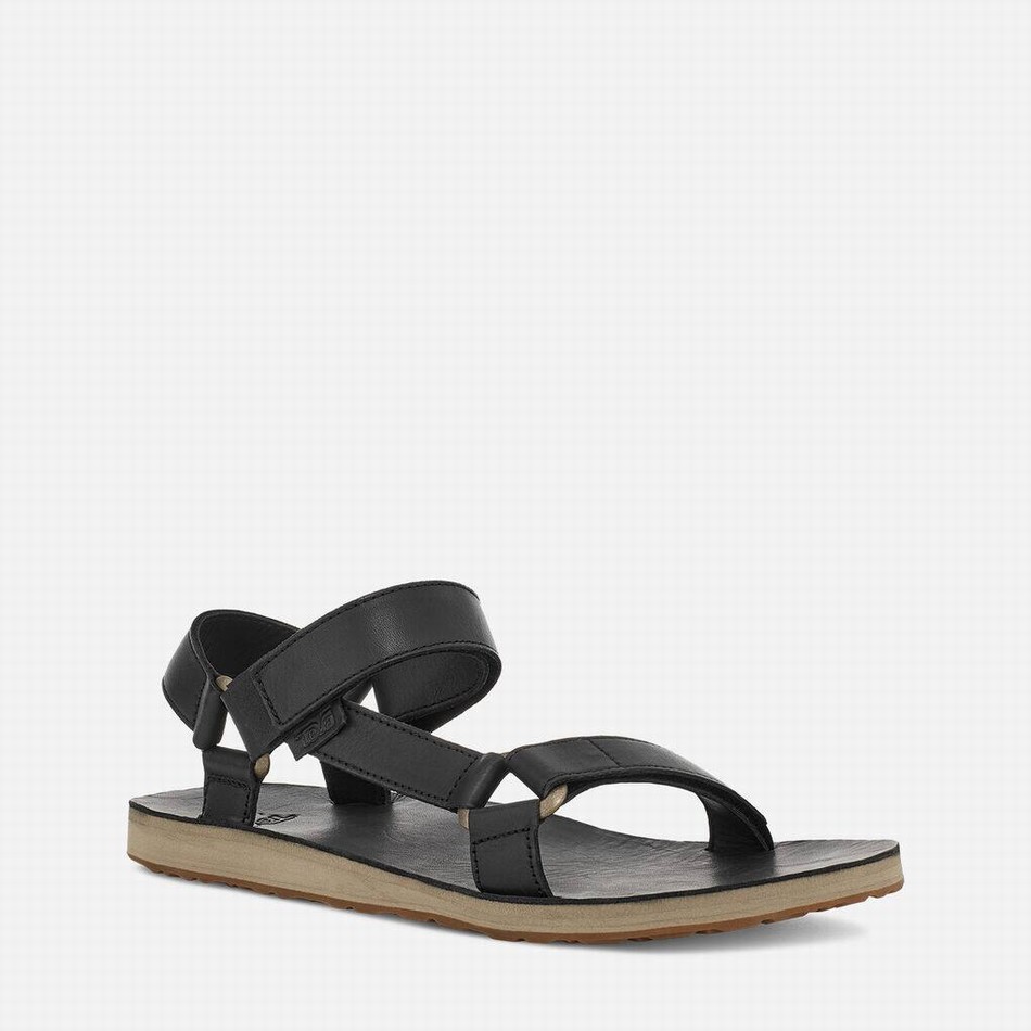 Teva Universal Leather Sandals Black | 3057746