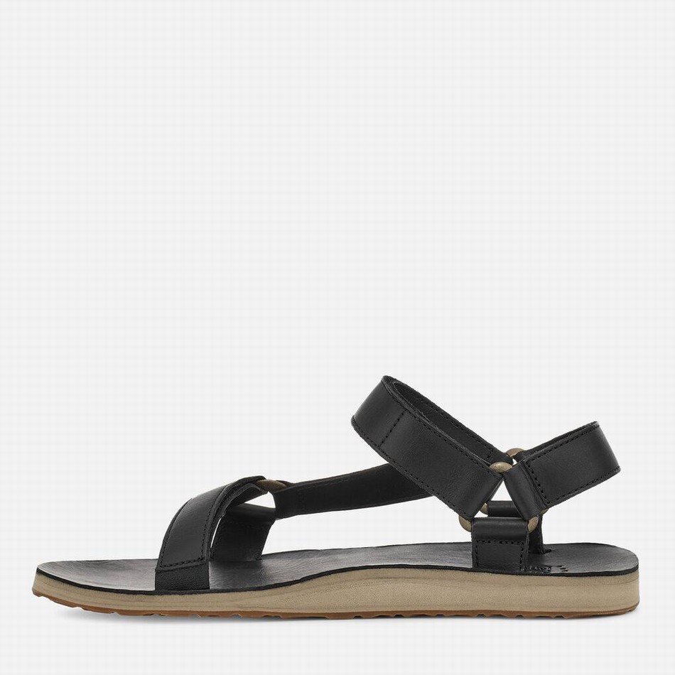 Teva Universal Leather Sandals Black | 3057746