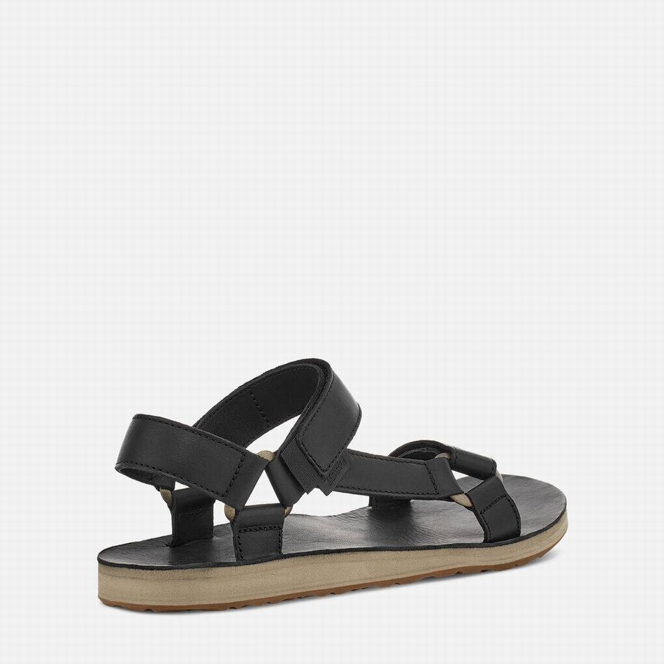 Teva Universal Leather Sandals Black | 3057746