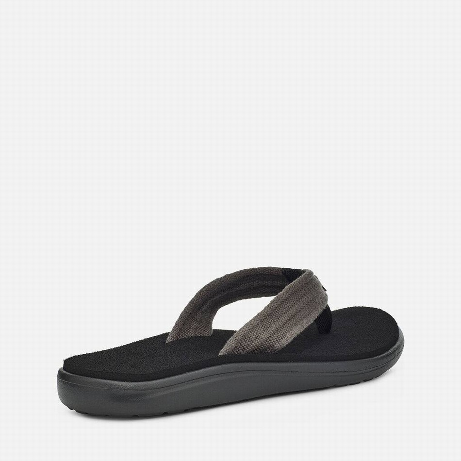 Teva Voya Flip Canvas Flip Flops Grey | 5349655