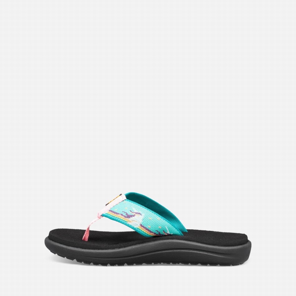 Teva Voya Flip Flip Flops Turquoise | 1699235