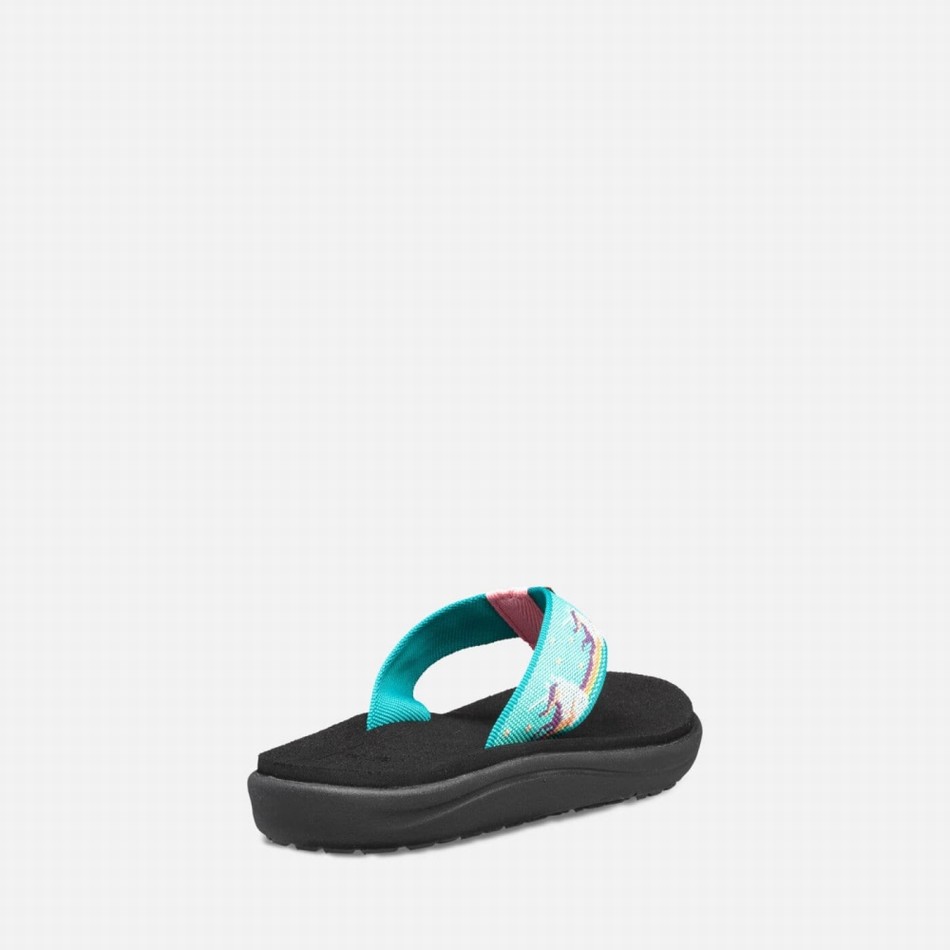 Teva Voya Flip Flip Flops Turquoise | 1699235