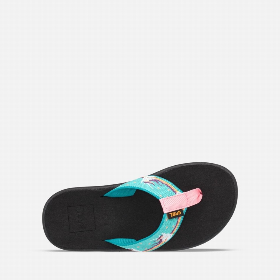 Teva Voya Flip Flip Flops Turquoise | 1699235