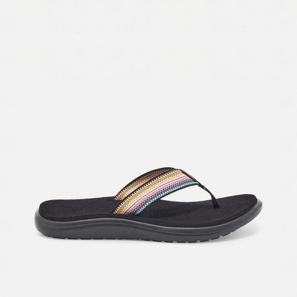 Teva Voya Flip Flops Black | 3117854