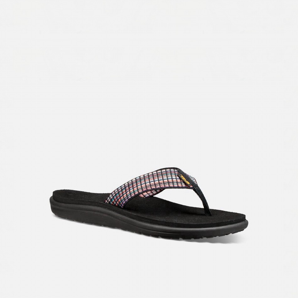 Teva Voya Flip Flops Black | 4788122