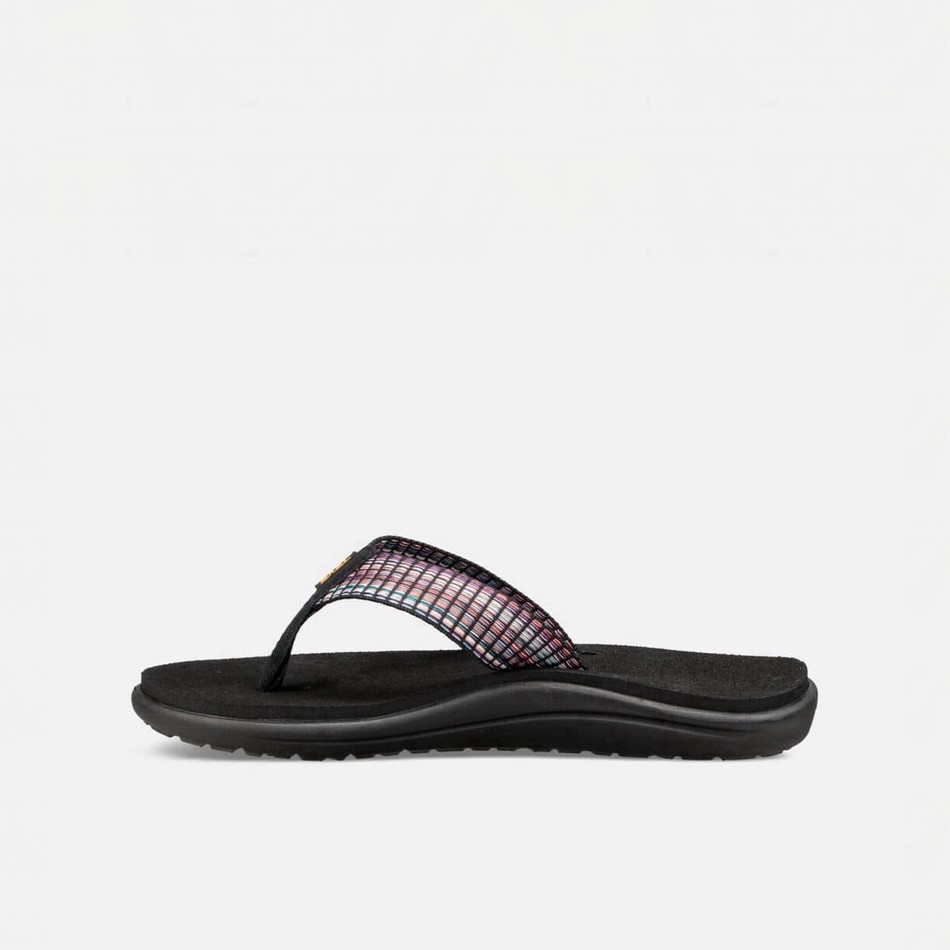 Teva Voya Flip Flops Black | 4788122