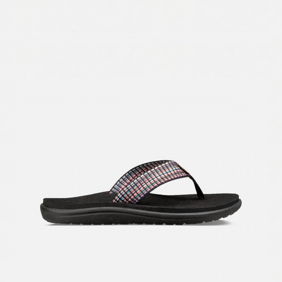 Teva Voya Flip Flops Black | 4788122