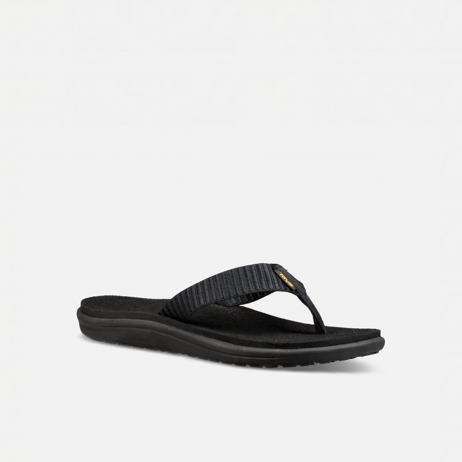 Teva Voya Flip Flops Black | 7642310