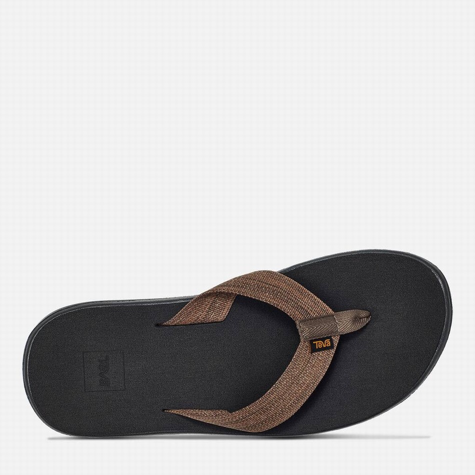 Teva Voya Flip Flops Chocolate | 4082507