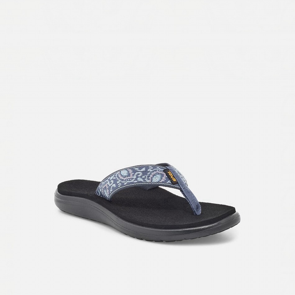 Teva Voya Flip Flops Dark Blue | 3184725