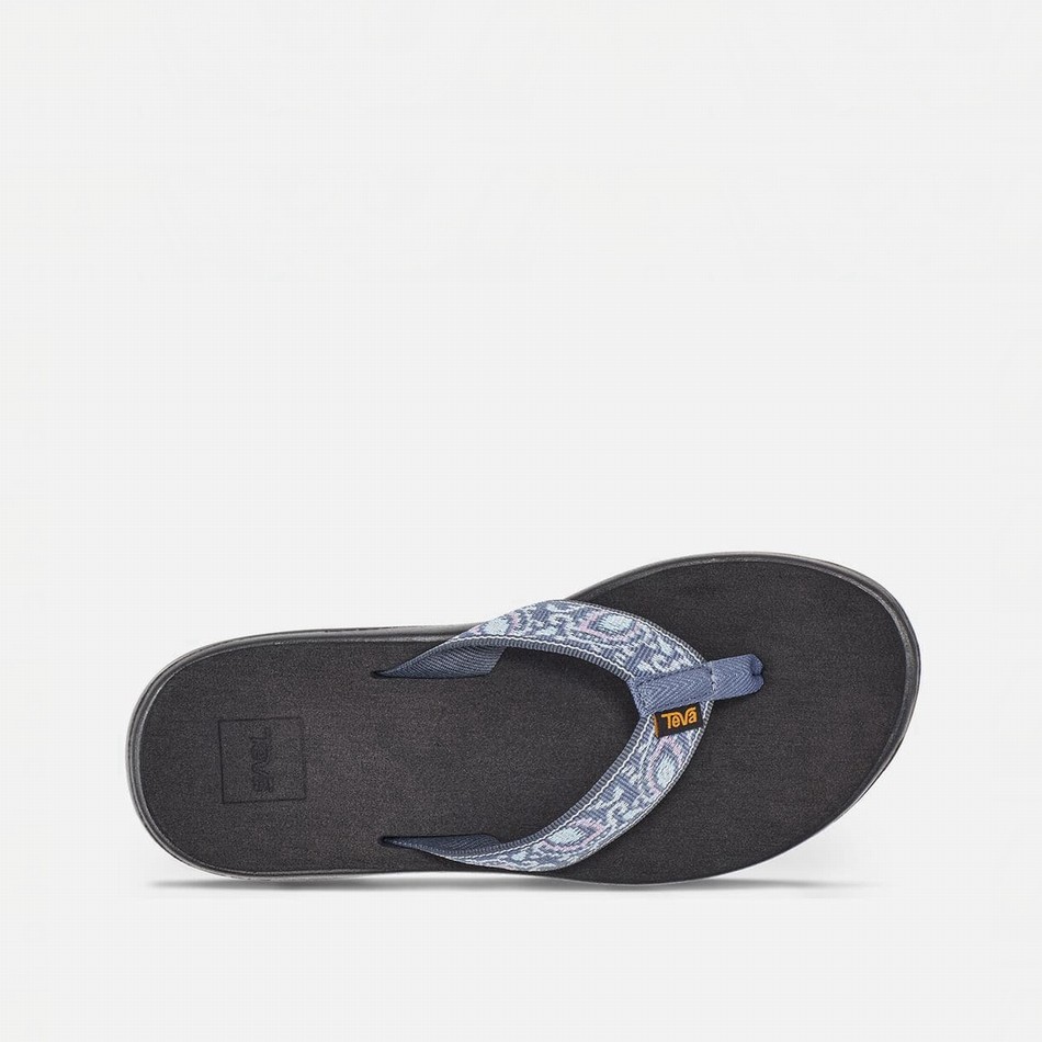 Teva Voya Flip Flops Dark Blue | 3184725