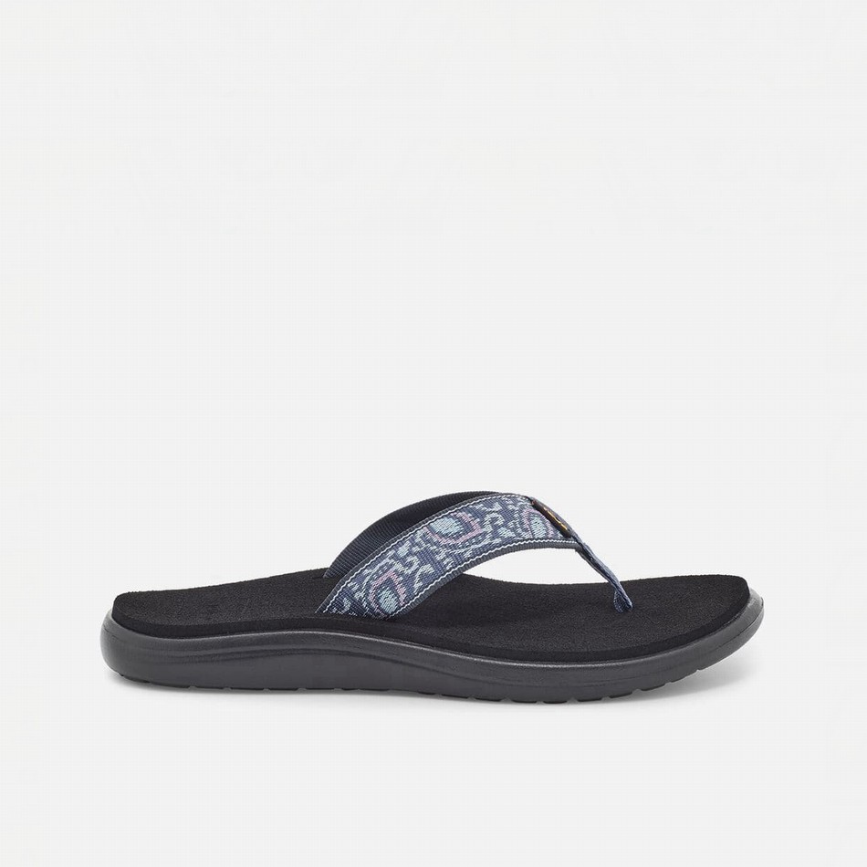 Teva Voya Flip Flops Dark Blue | 3184725