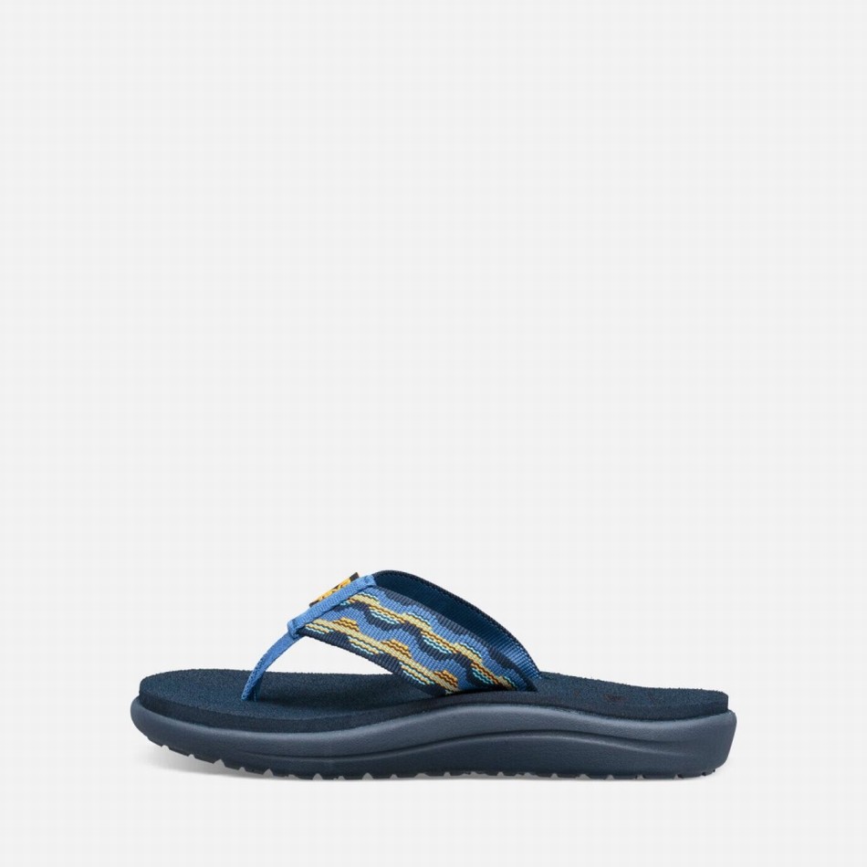 Teva Voya Flip Flops Dark Blue | 7441195