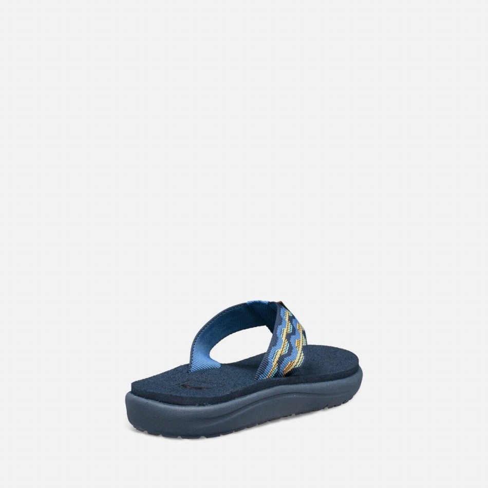 Teva Voya Flip Flops Dark Blue | 7441195