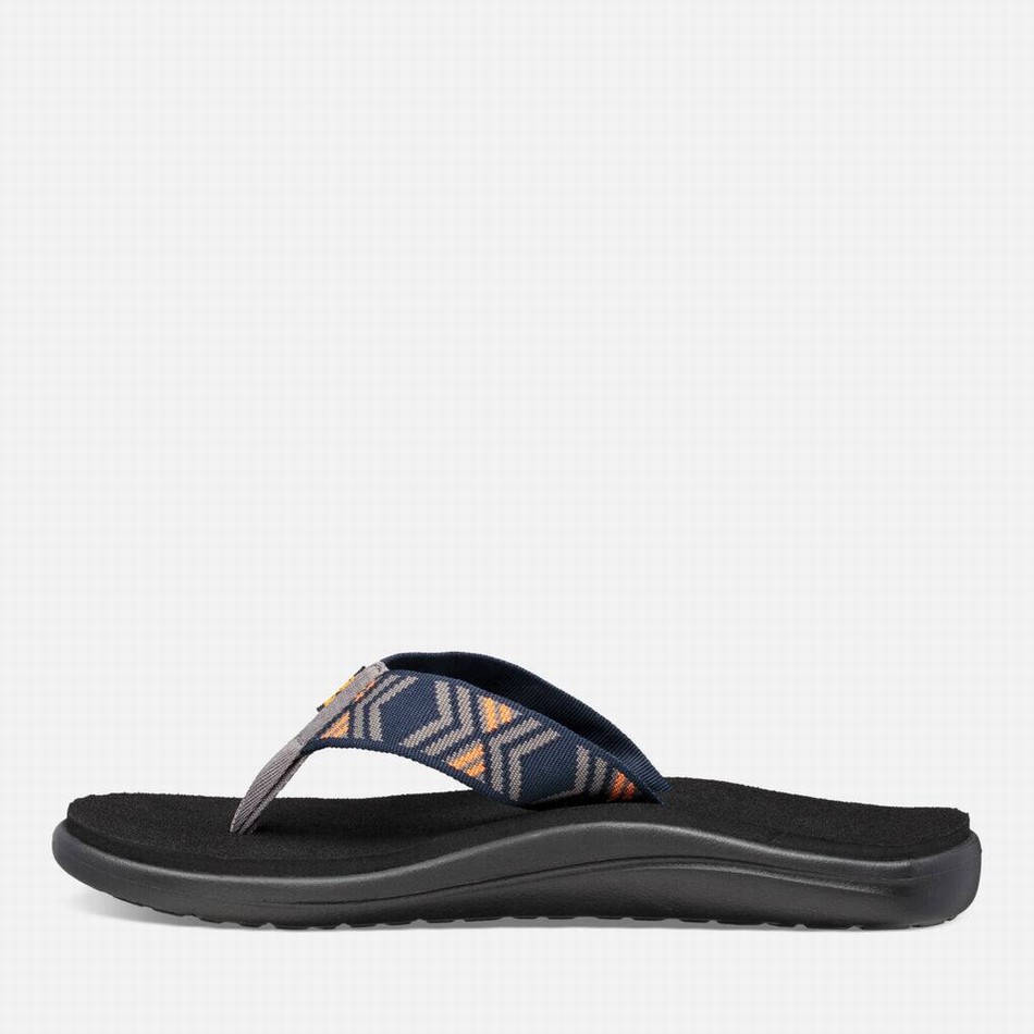 Teva Voya Flip Flops Dark Blue | 8123153