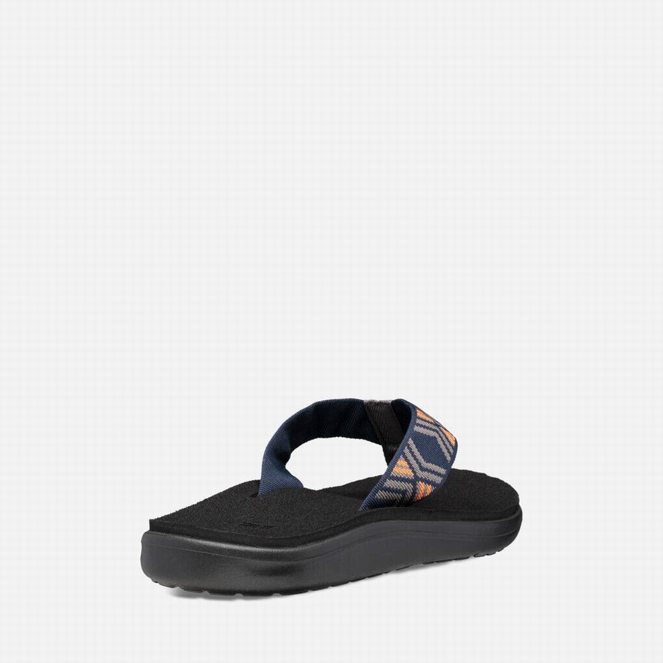 Teva Voya Flip Flops Dark Blue | 8123153