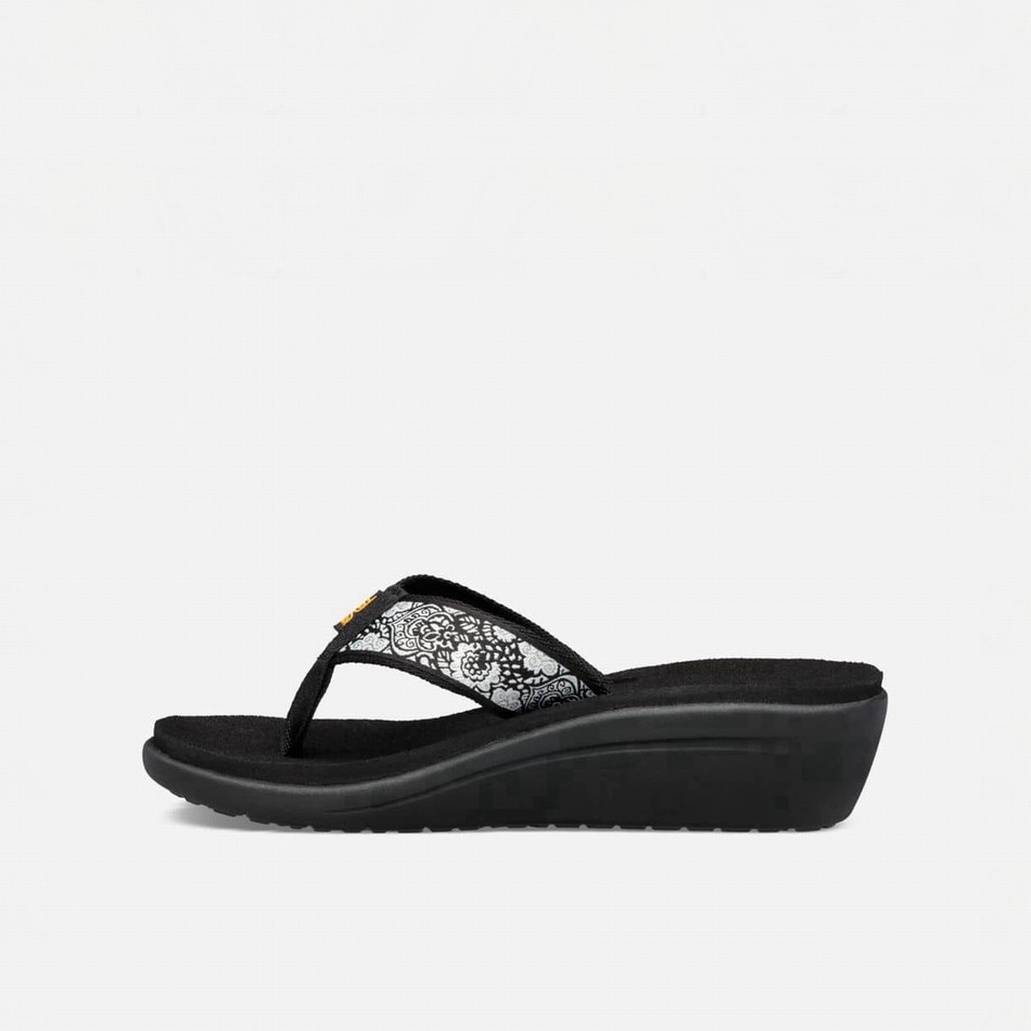 Teva Voya Flip Flops Silver | 6292214