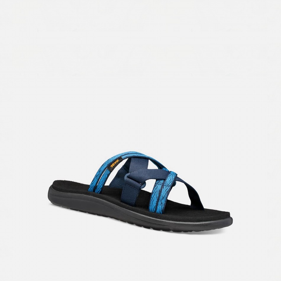 Teva Voya Slides Dark Blue | 7055568