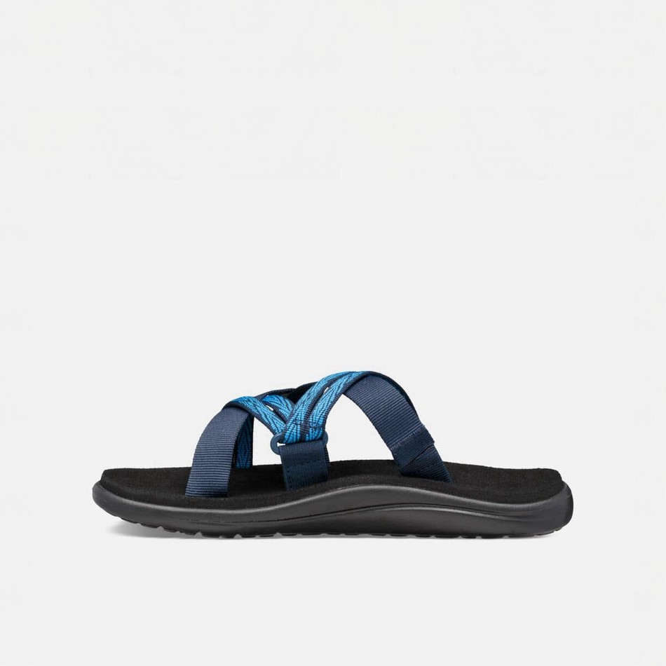 Teva Voya Slides Dark Blue | 7055568