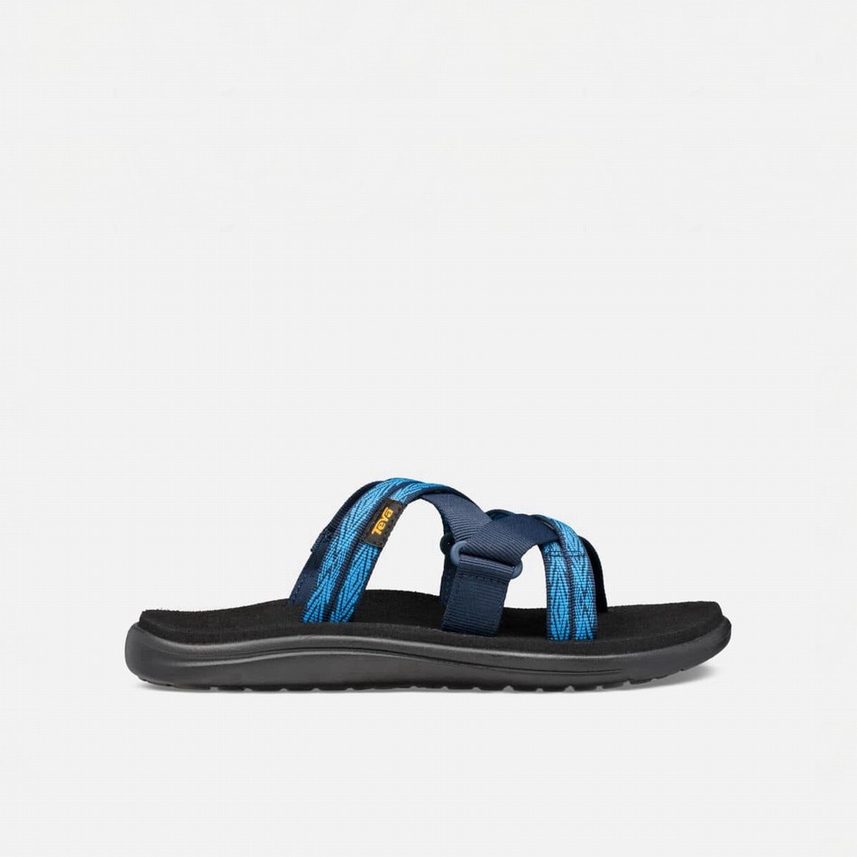 Teva Voya Slides Dark Blue | 7055568