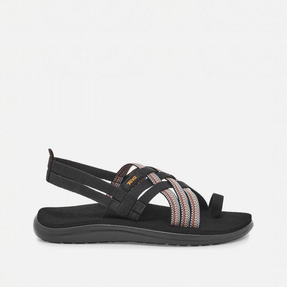 Teva Voya Strappy Sandals Black | 1497165