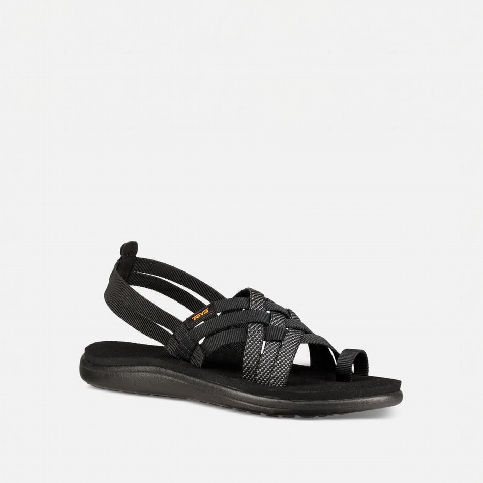 Teva Voya Strappy Sandals Black | 7942553