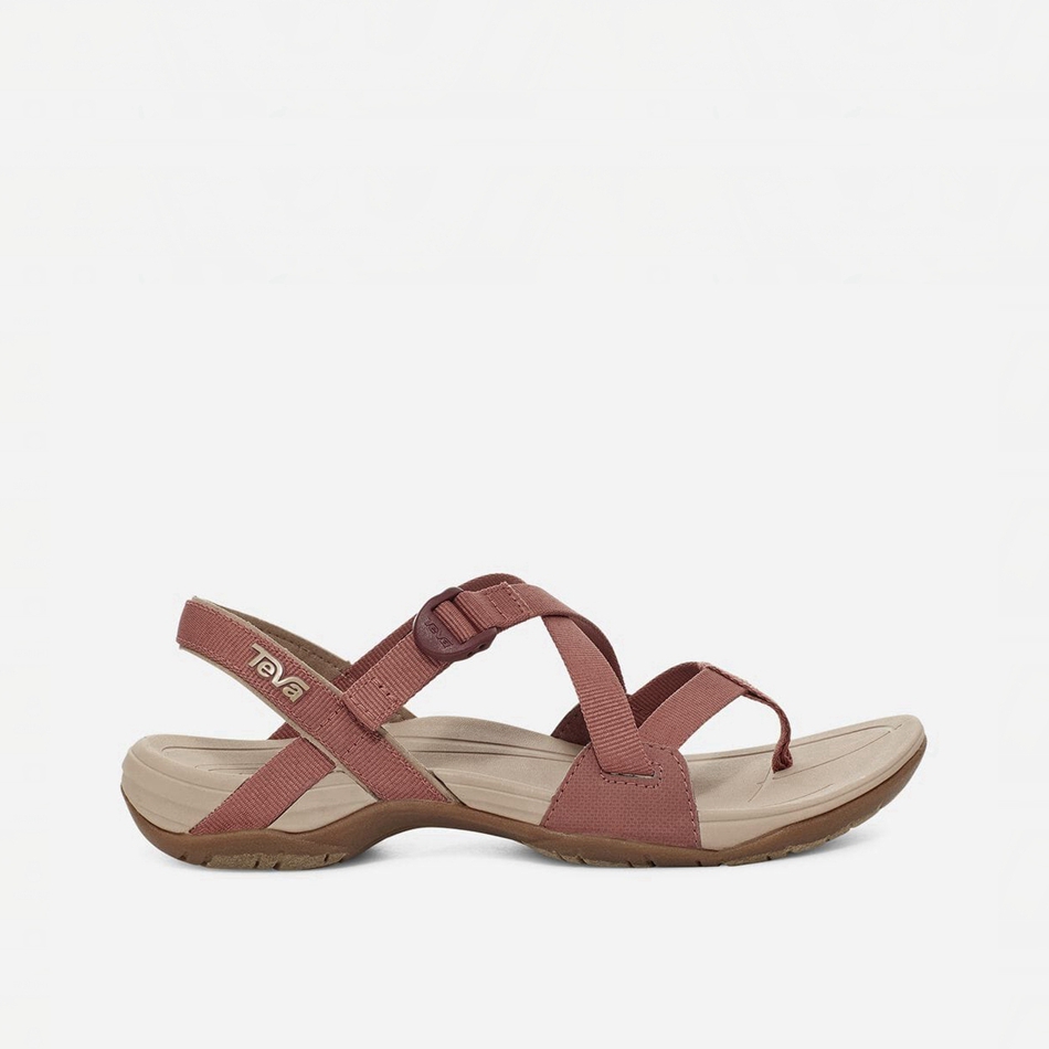 Teva Ascona Cross Strap Sandals Brick Red | 8916506