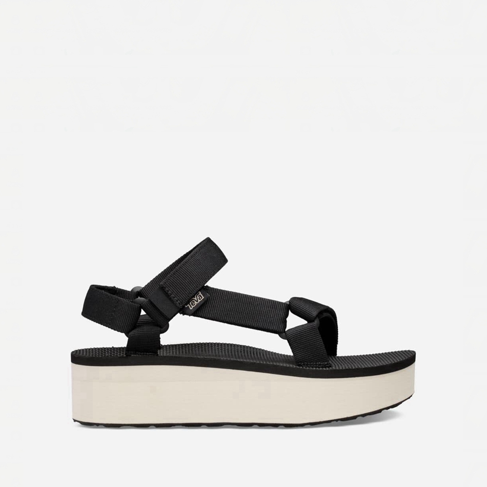 Teva Flatform Universal Platform Sandals Black | 7180359