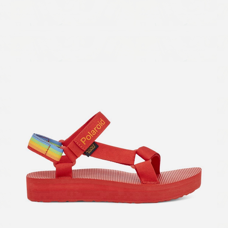 Teva Midform Universal Platform Sandals Red | 6886009