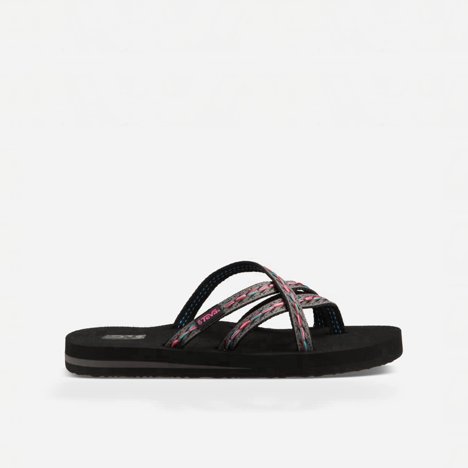 Teva Olowahu Flip Flops Black | 5603087