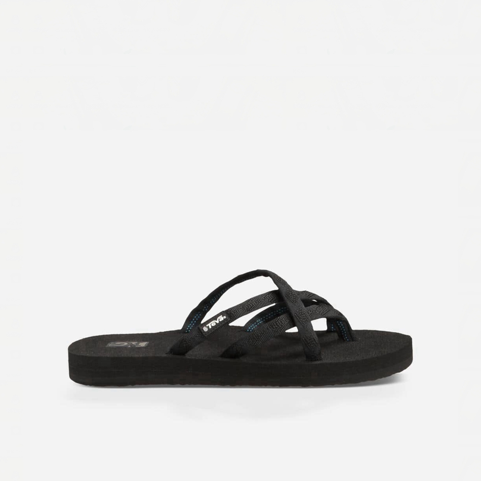 Teva Olowahu Flip Flops Black | 7154419