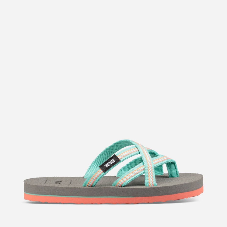 Teva Olowahu Flip Flops Turquoise | 2851620