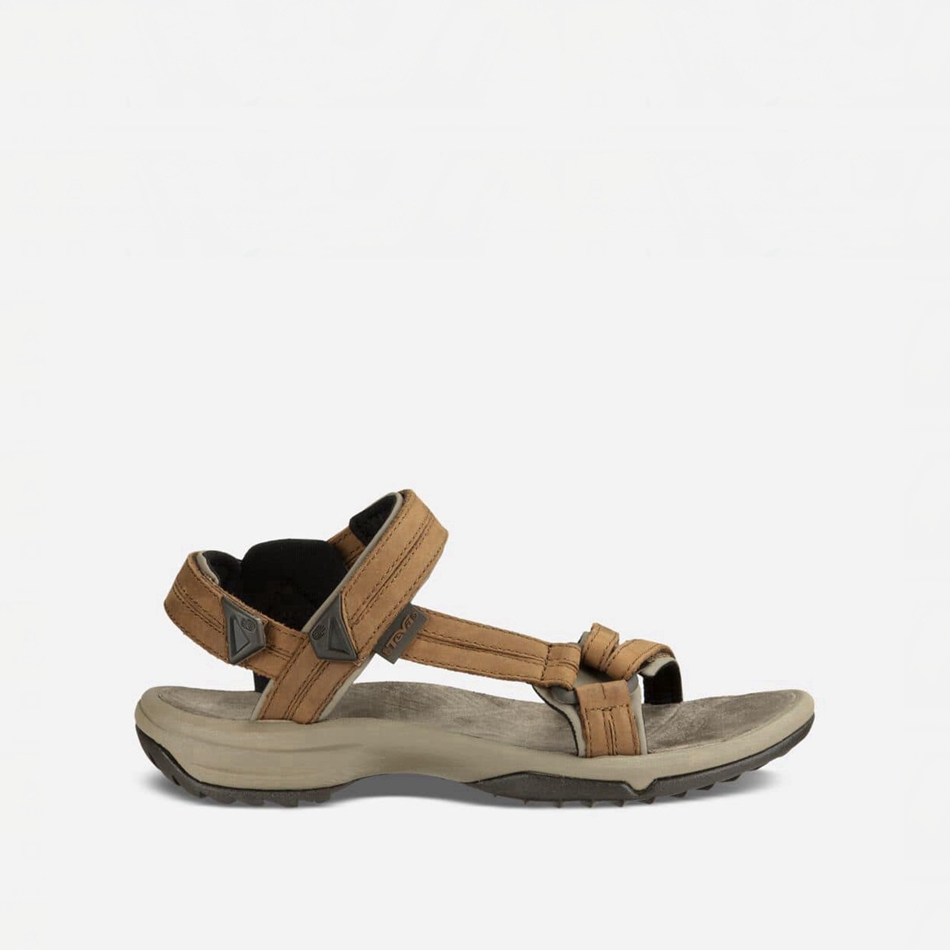 Teva Terra Fi Lite Leather Sandals Brown | 4399525